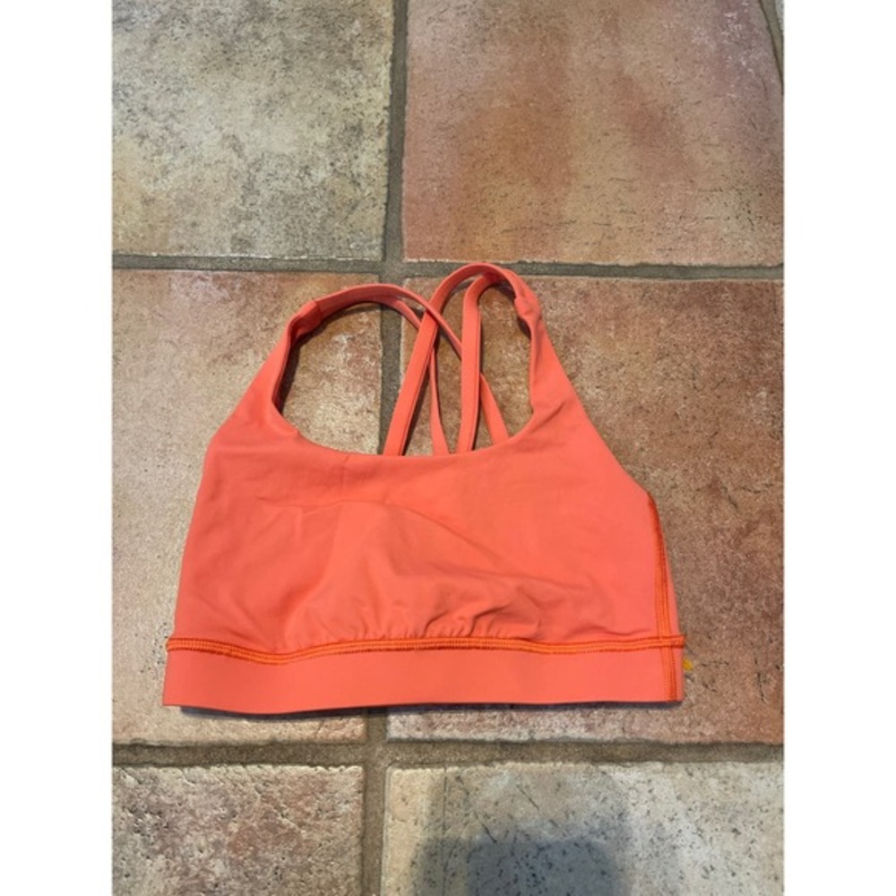 lululemon athletica Orange Sports Bra